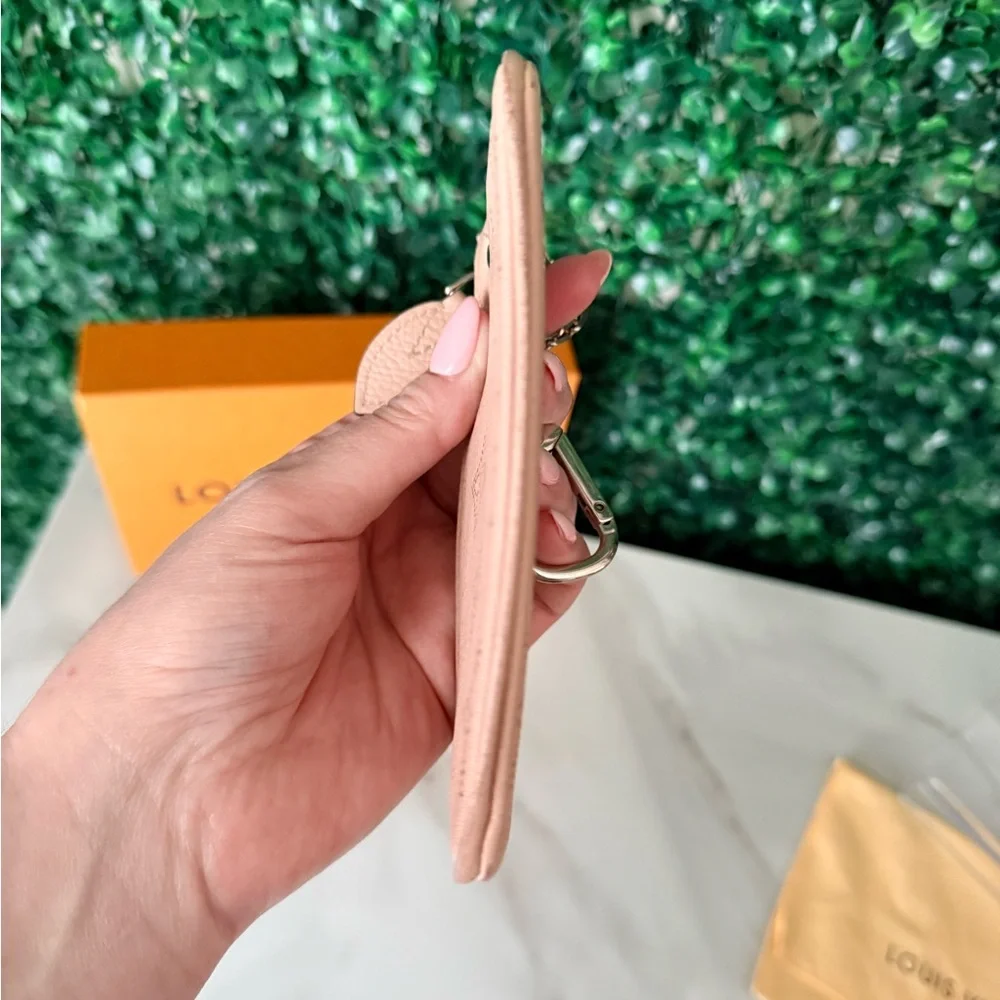 Louis Vuitton Pink Monogram Mahina Key Pouch